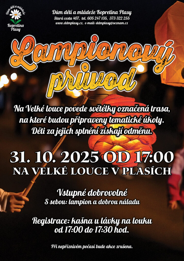 Lampionový průvod 2025
